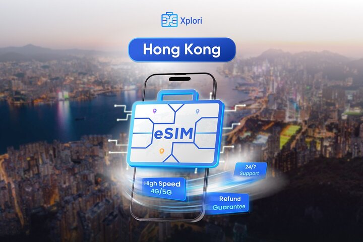 홍콩 eSIM (3~30일, 최대 60GB 데이터)